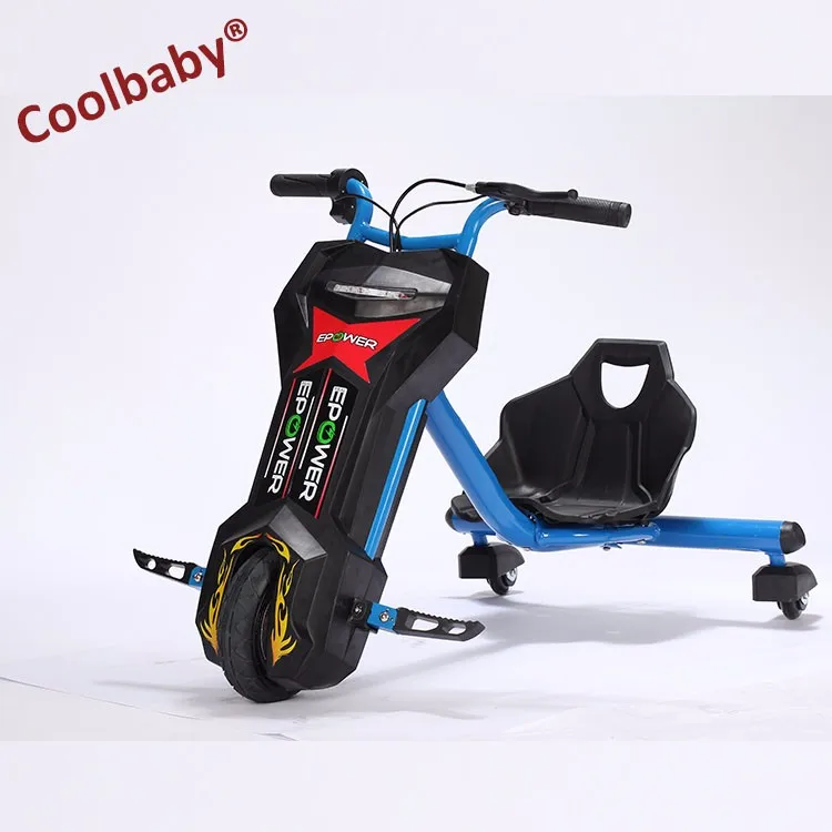 COOLBABY Children car Power 360 Electric Tricycle drift car