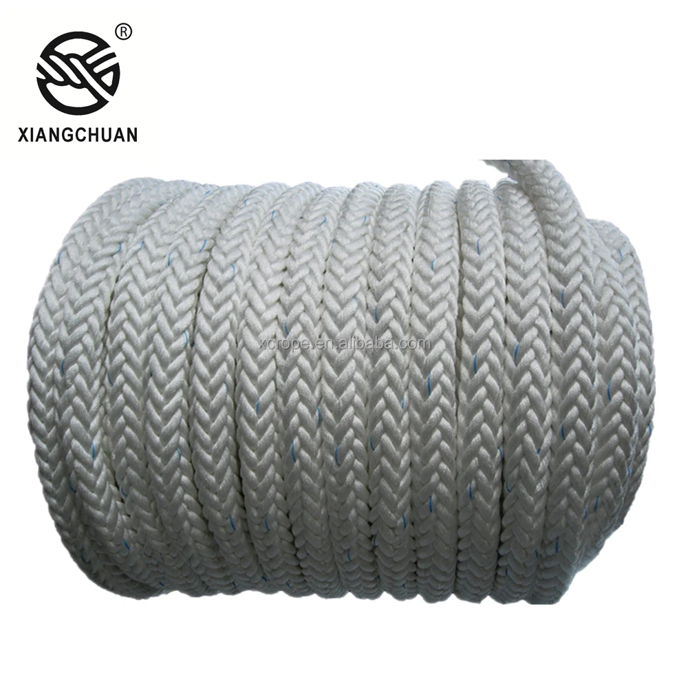 

200 or 220 Meters 12 Strand Polypropylene Mooring Rope Strength Marine and Offshore, Any