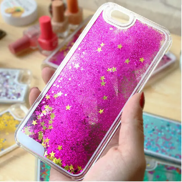 

Glitter Stars Liquid Quicksand Floating For iPhone 5 Case