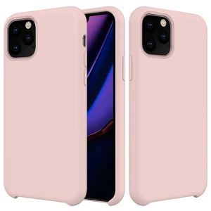 Unique Products 2019 For Apple iPhone XI 11 liquid Silicone Rubber Phone Case Microfiber Phone Case