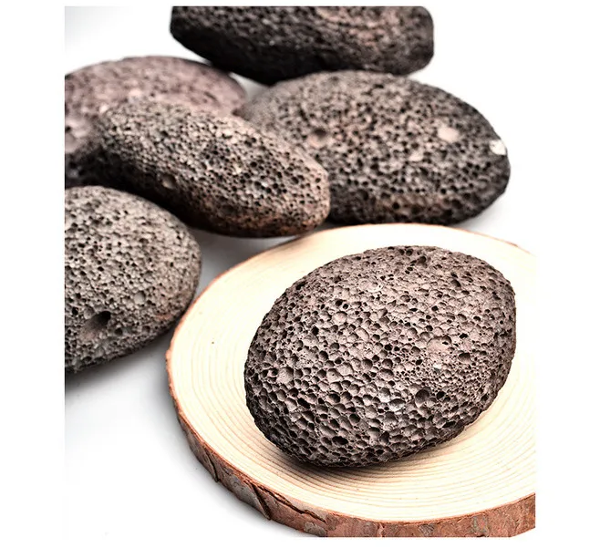 

Promotional Free Sample Natural Lava Pumice Stone Foot Scrubber, Brown