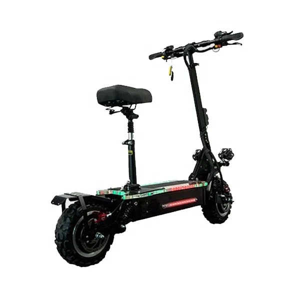 

11 inch scooter electric dual motors Foldable 3200W off road electric scooter for adults with seat