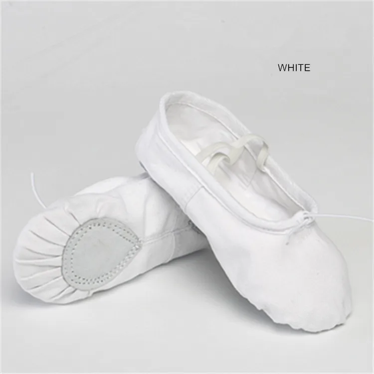 white ballet slipper shoes