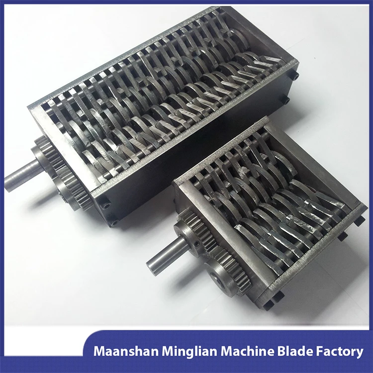 Customize Double Shaft Shredder Machine Blades Buy Double Shaft Tire