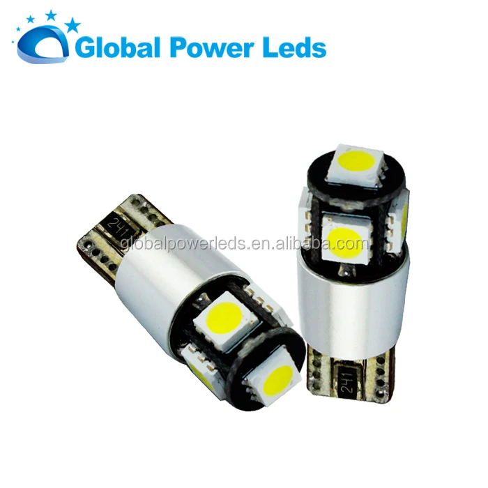 T10 W5W 5SMD 5050 led chip 3w canbus light bulb lamps for america and japanese vehicles