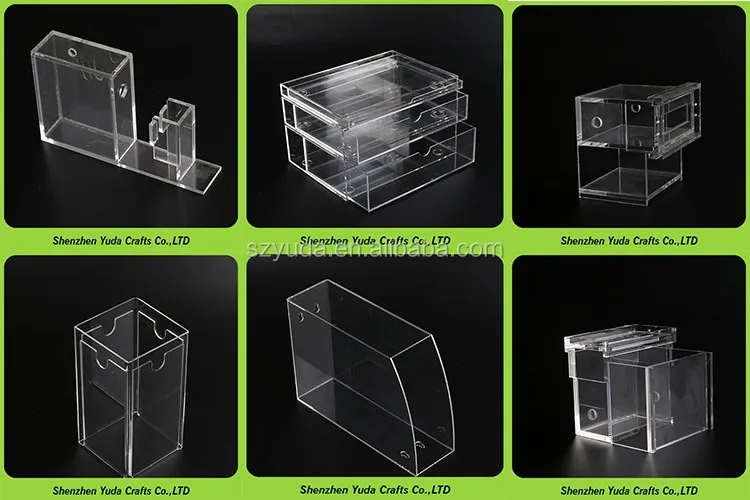 6*6*2cm Plastic Medal Display Box Perspex Pin Badge Display Case Ps