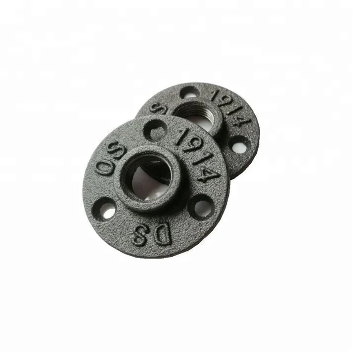 
1/2,3/4Malleable Iron Black retro flanges 