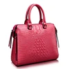 Women Leather Products Snake-print Cowhide Leather Lady Cowhide Tote Bags