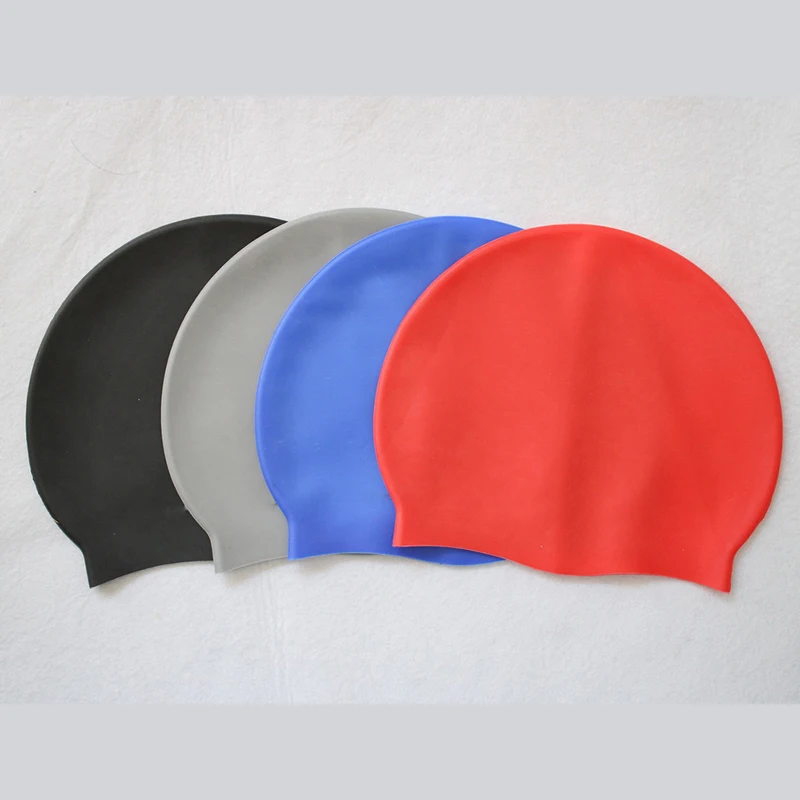 

Factory Price Fashionable Silica Gel Waterproof Swim Cap
