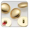 MATTE-GOLD round 40L thin side plastic abs button,bulk shank button for coat