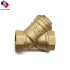 1/2 Inch Brass Horizon Check Valve Yuhuan Brass Y pattern Strainer yuhuan