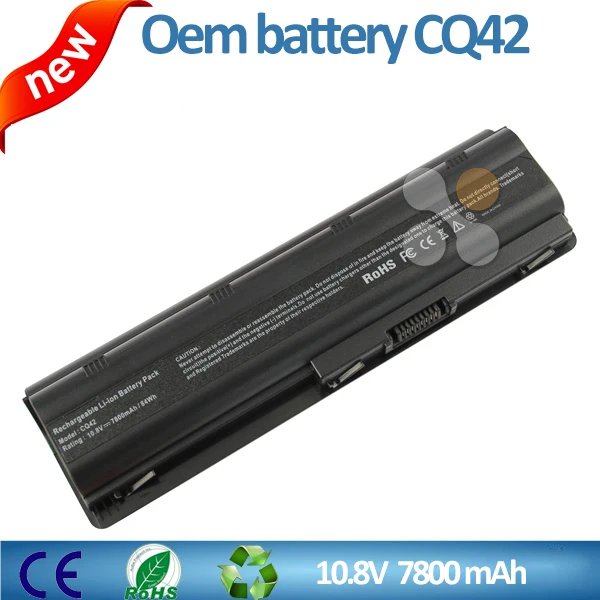 10.8v 7800mah Laptop battery for hp CQ32 CQ42 CQ62 593553-001 MU06 MU09 G6 Series