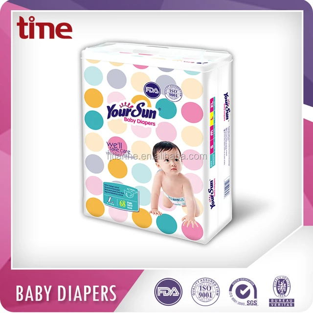 Super soft high quality YOUR SUN baby diaper from Quanzhou China