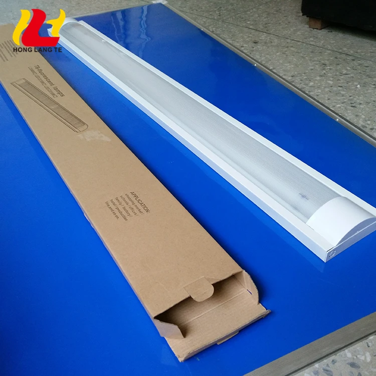 PC cover dustproof office warehouse double tube 120cm 150cm 0.3mm T5 T8 led wall mount light bracket