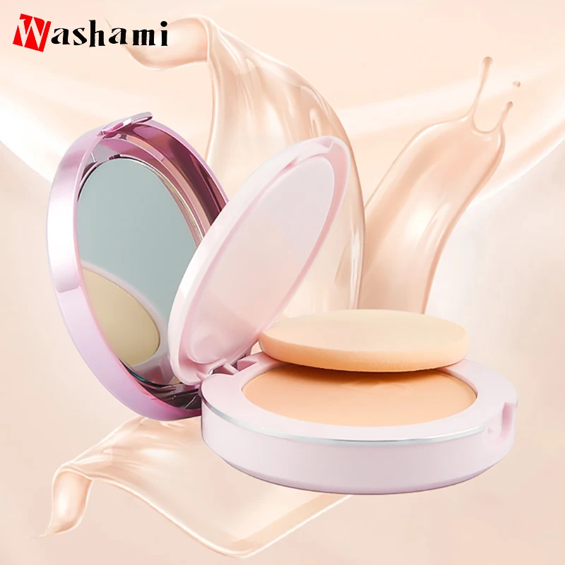 

2019 High quality beauty new arrival waterproof makeup compact powder, 2 colors