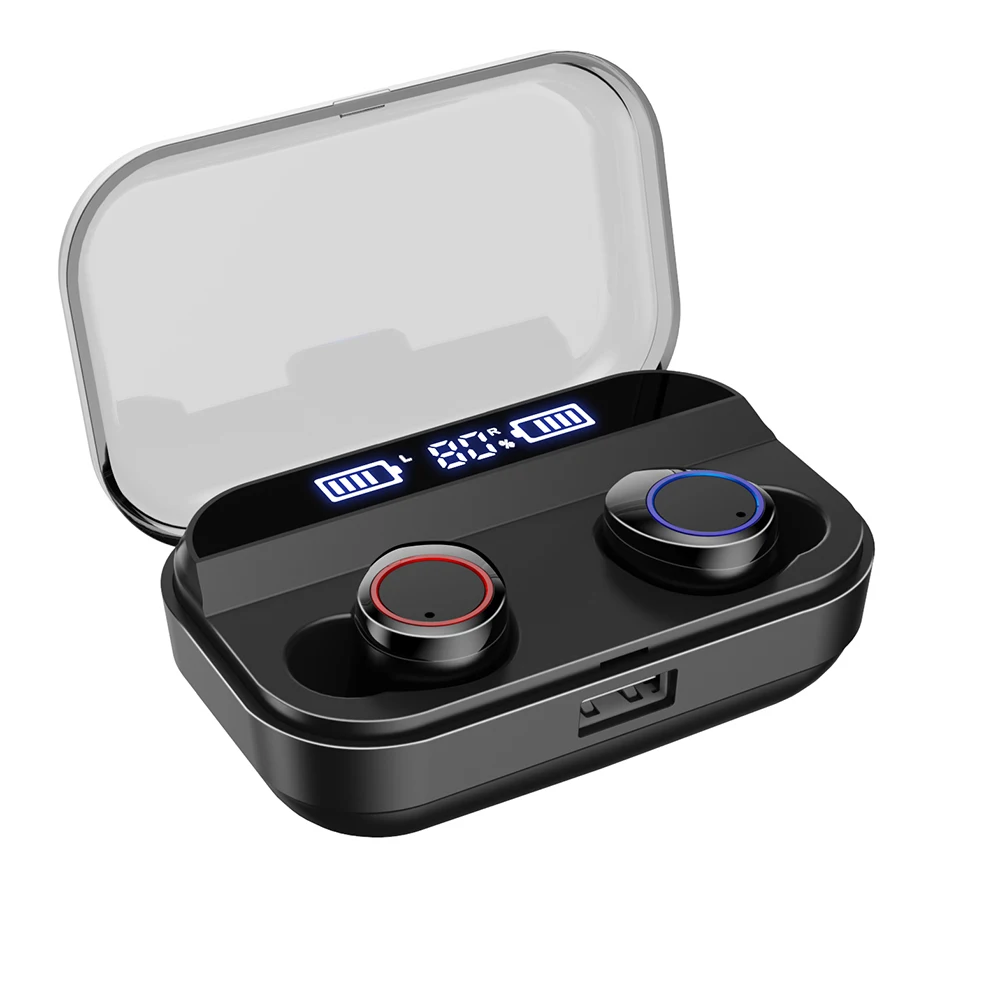 

New TWS Earbuds True Wireless 5.0 TWS Headphones Earbuds With Power Bank For iPhone Android For Windows