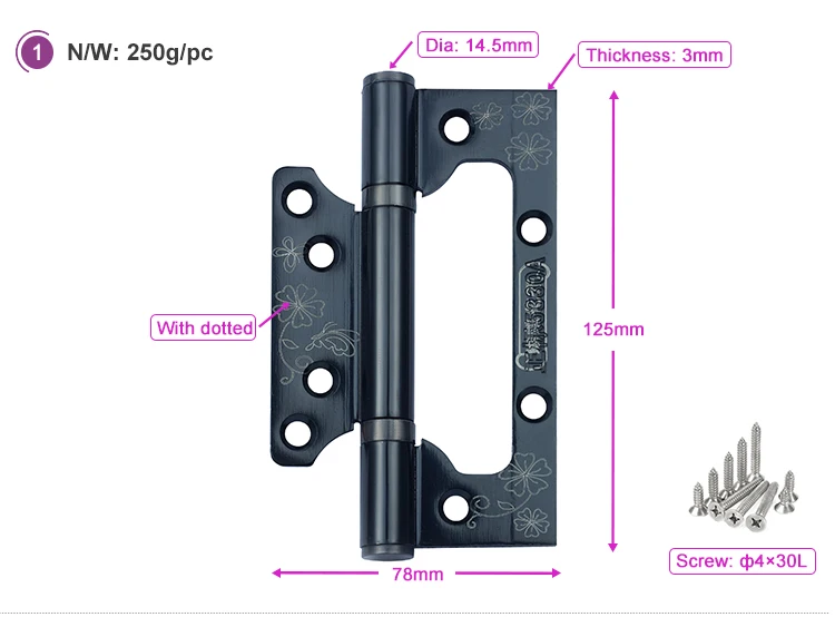 Bifold Black Flush Door Hinges Buy Bifold Door Hinges,Bifold Door