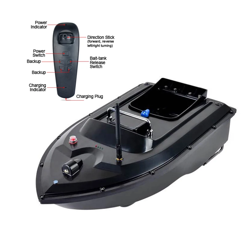 Popular waterproof carp fish remote control rc fishing lures boat
