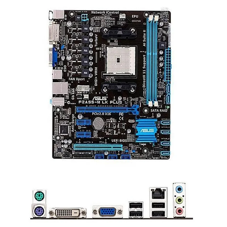 A55 Motherboard For Asus F2a55-m Lk Plus Fm2 Quad Core Motherboard 