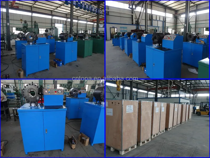 Topa Quality Uniflex Hydraulic Hose Press For Sale Hose Crimping