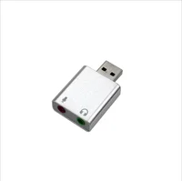 

Factory Price High quality Aluminum Alloy USB 7.1 Audio Interface Sound Card