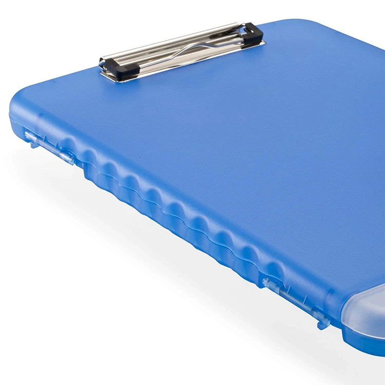 Customized Folding Types Plastic Storage Medical Clipboards With Metal