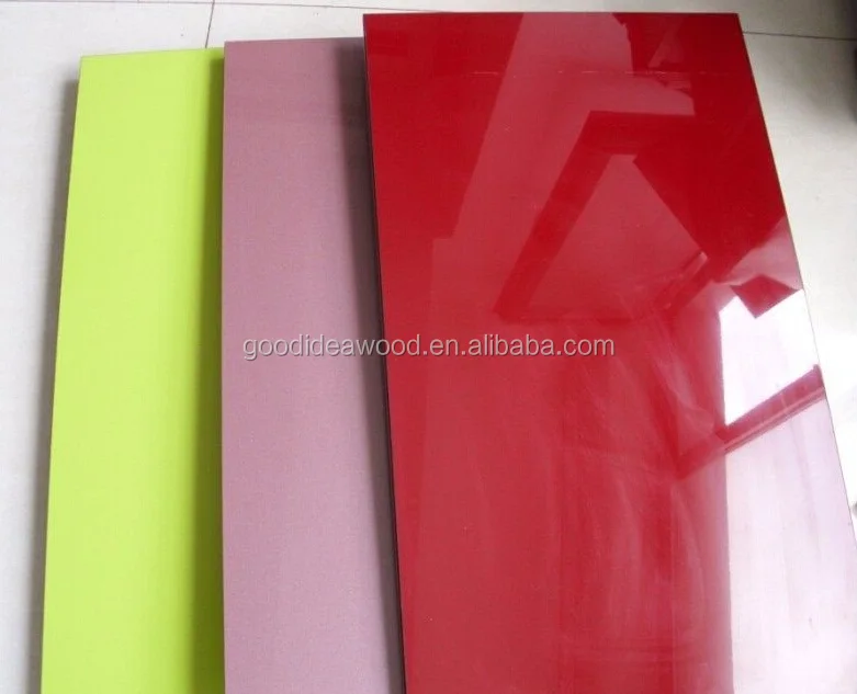 
high gloosy UV coated melamine MDF funiture board OR 17MM melamine MDF 