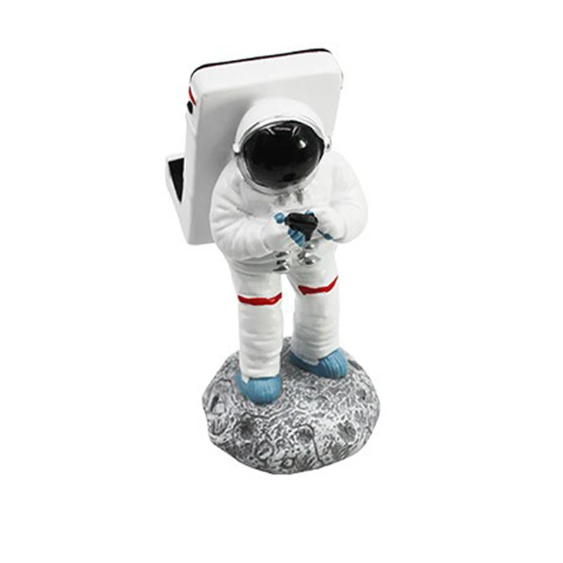 Creative resin Astronaut shape plastic mobile phone holder