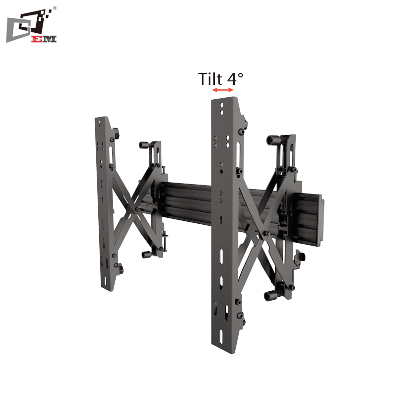 Multi Screens Adjustable Push Out Tv Shelf Wall Mount For Six Tvs Buy