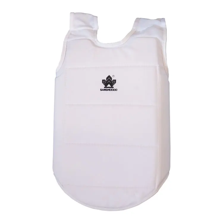 

Wholesale Martial Arts Sports Fitness WKF karate chest guard body protector, White