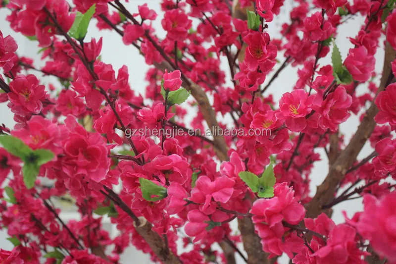 Y15 Large Outdoor Artificial Peach Blossom Tree With Silk Peach Flower Buy Artificial Peach
