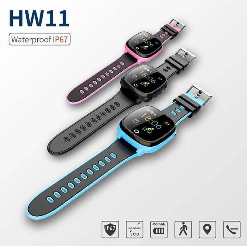 2019 New Smart Watch HW11 Waterproof Kids Smart Watch With Camera GPS Location watch Bracelet Q50 Q90 Q529