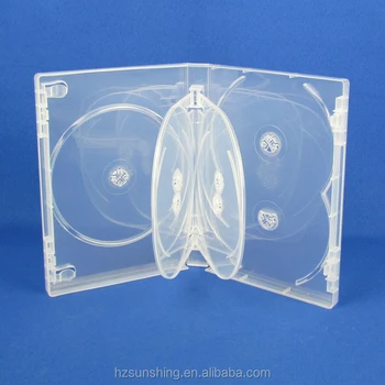 Clear 25mm 7 10 Disc Dvd Case Plastic Multi Dvd Case View Elegant