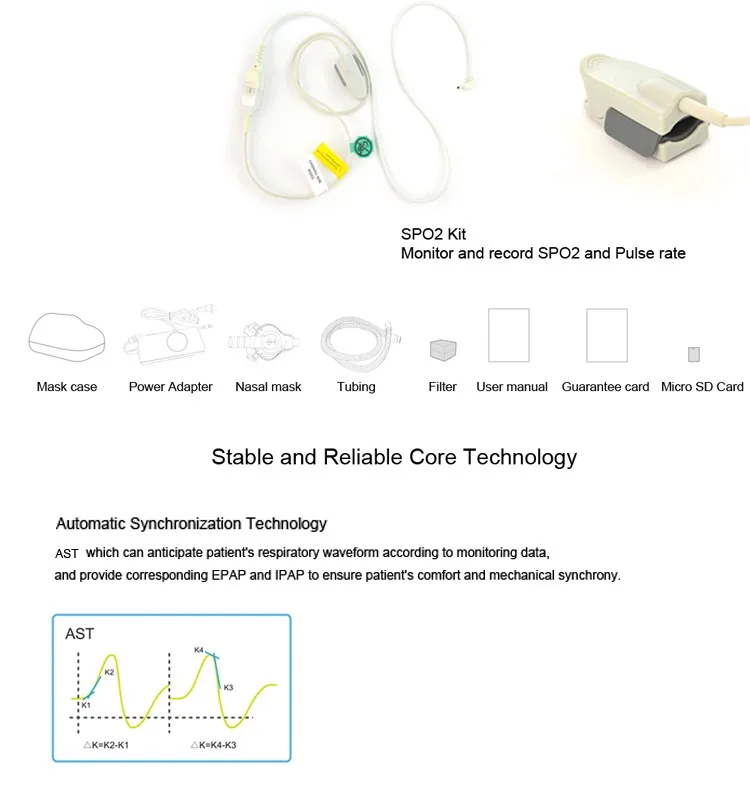Breathing Apparatus Type Medical Equipment Medical Home Ventilator For