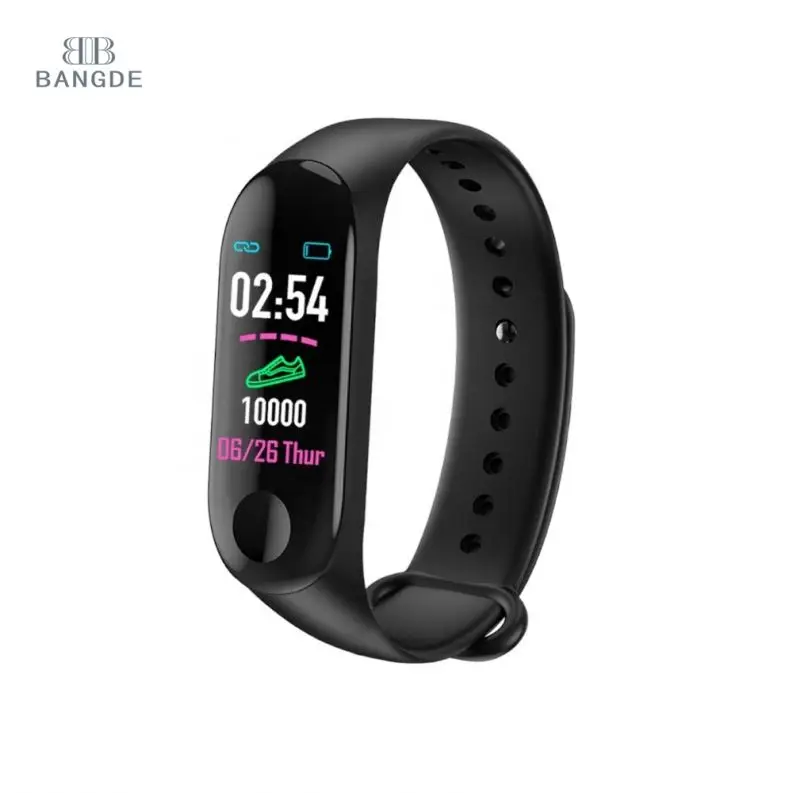 

Cheap Price M3 smart band 0.96 inch colorful screen heart rate monitor fitness tracker M3C smart bracelet