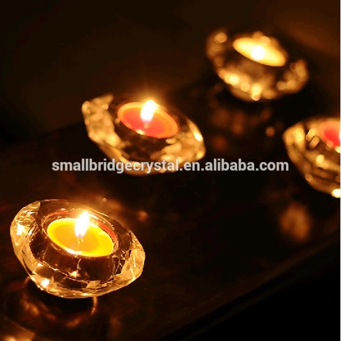 High Quality Fashionable Style Custom blank crystal Candlestick wholesale gift details