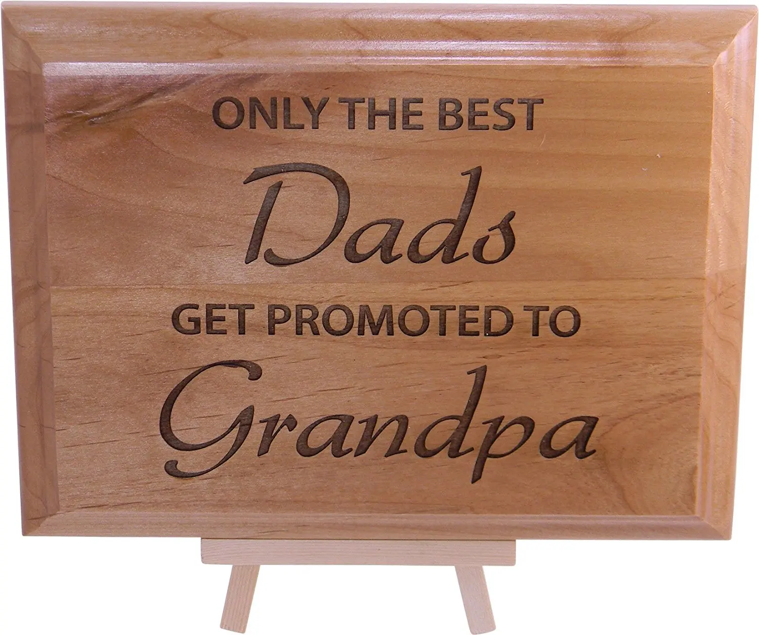 get quotations only the best dads get promoted to grandpa 6x8 in engraved wood plaque and easel - Christmas Presents For Dads get quotations only the best dads get promoted to grandpa 6x8 in engraved wood plaque and easel - Christmas Presents For Dads