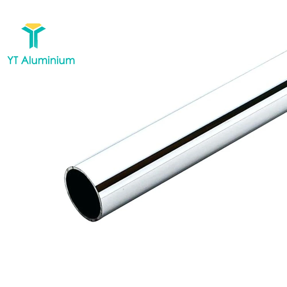 Aluminium Closet Rod Profiles Closet Tube Wardrobe Hardware Tube Support