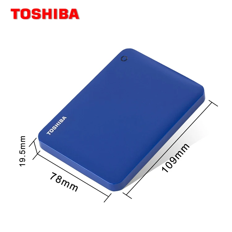 

Toshiba Canvio Advanced V9 4TB USB 3.0 2.5 HDD Portable External Hard Drive Disk Mobile For Computer, White blue black red