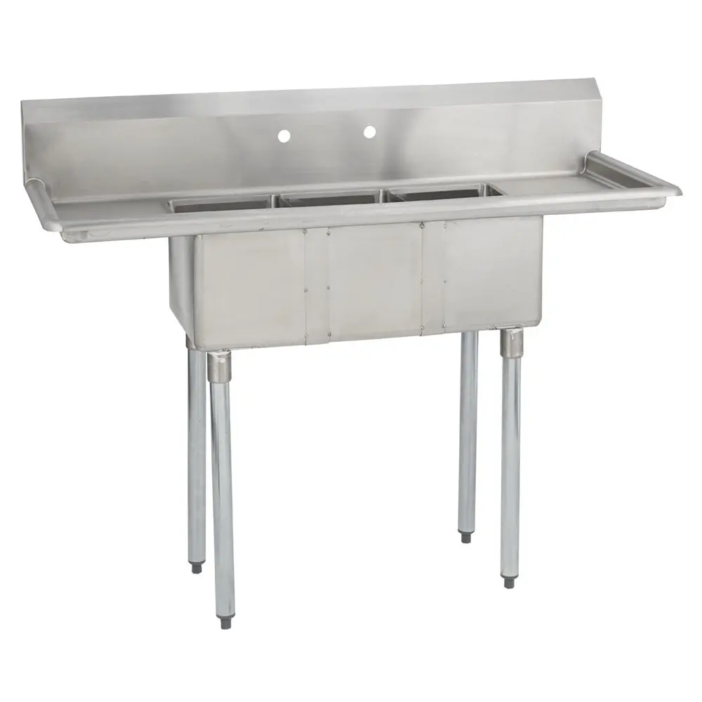 3 Compartment Nsf Stainless Steel Commercial Bar Sink 3 Sink Buy Kitchen Sink Three Bowls