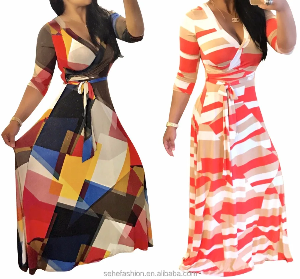 

in stock wholesale floral print tribal ladies short dress