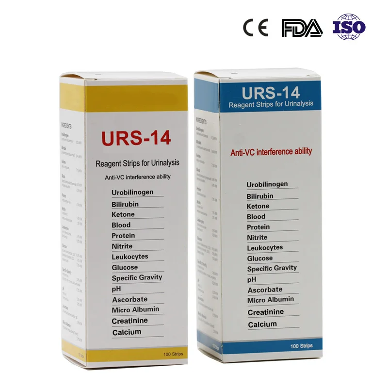 Ce Fda Urine Test Strips 14 Parameter Urinalysis Diagnostic Medical ...