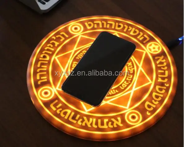 

High Quality QI Magic Circle Fast Wireless Charger for mobile phones