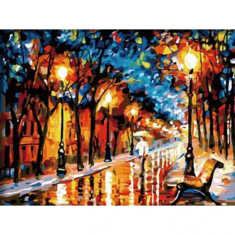 
CHENISTORY DZ99004 Paint By Numbers Modern Oil Painting Colorful Picture No Frame canvas painting  (60727652141)