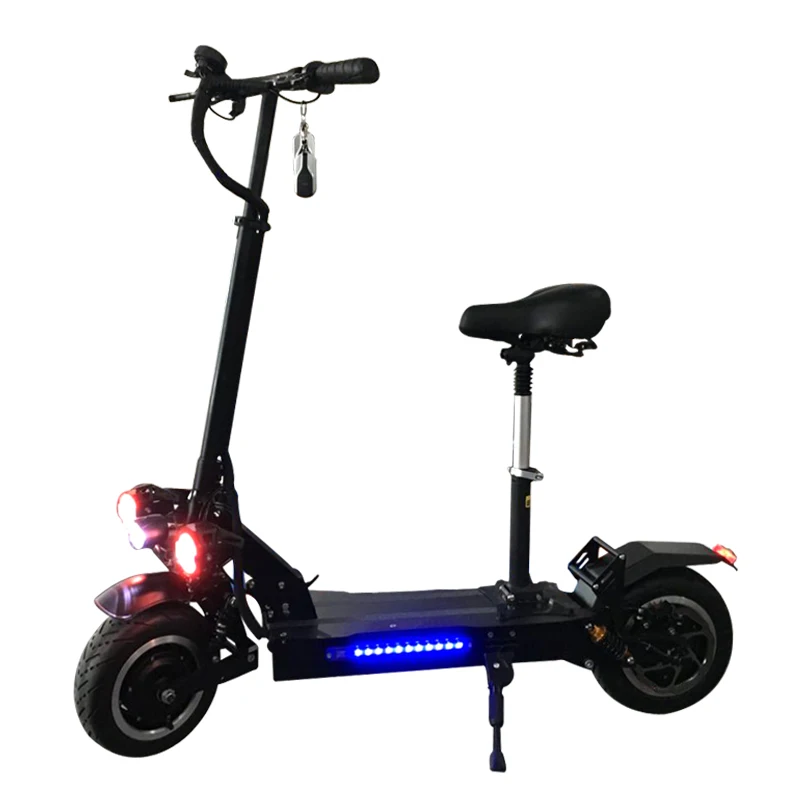 

2019 Newest Adult Electric Scooter with 11inch off road Wheels foldable portable electrical Scooter for adults, Black