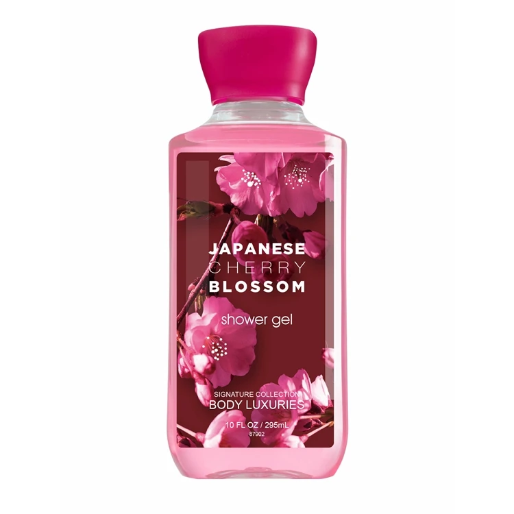
OEM/ODM Japanese cherry blossom perfume bath spa gift set with bath ball 