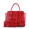 Fashion Printed Handbag Shoulder Slung Two-Piece Bat Package Wild Alphabet Shell Package