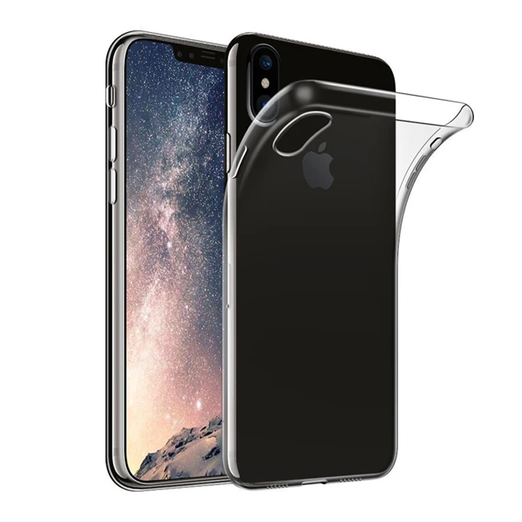 

Ultra Thin Wholesale Smartphone Clear Transparent Tpu Case Mobile Phone Cover Case For iphone X Case