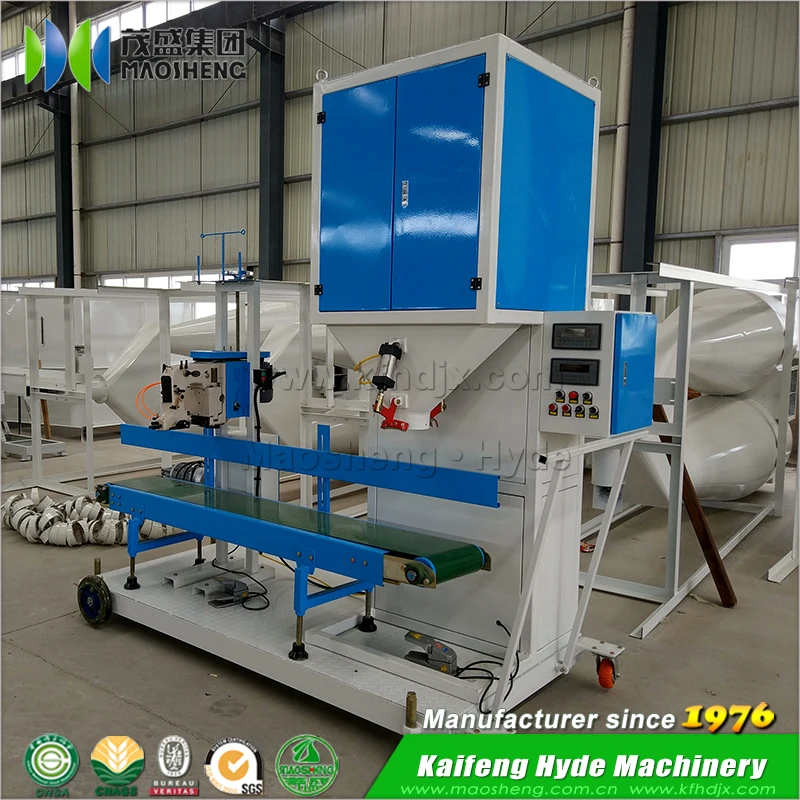 5kg packing machine seeds10kg 25kg 50kg Semi-auto Packing Machine for Maize Kernel Paddy Rice with sawing machine convey belt