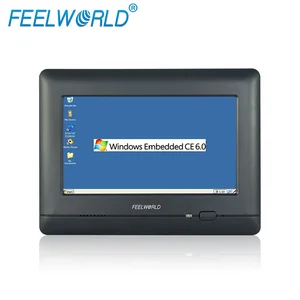 USB RS232 Embedded 7'' touch LCD screen Panel low power consumption 400cd/m brightness windows pc for Personal Media Player